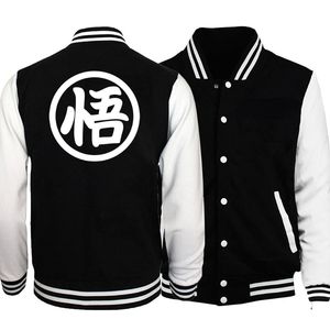 Men's Jackets Anime Dragon BBalls Baseball Jacket Unisex Casual Sweatshirt Coat Long Sleeve Hoody 230901