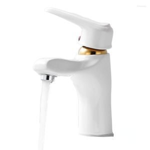 Bathroom Sink Faucets Basin Faucet And Cold Ceramic Washbasin Two-in-one Single