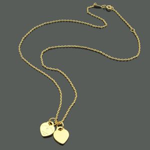 collana a forma di cuore gioielli classici di design per donna collana in acciaio inossidabile materiale anallergico di alta qualità per outfit quotidiano elegante articolo da abbinare bellezza