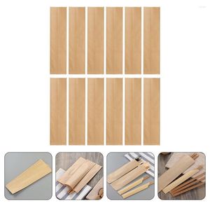 Kitchen Storage 200 Pcs Kraft Paper Chopsticks Set Tableware Pouches Gift Bag Japanese Pen Portable Travel Cutlery