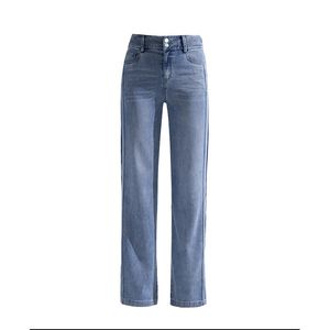 Женские джинсы 2023, модные универсальные повседневные джинсы высокого качества 230901