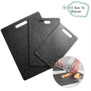 Plastic Cutting Board TPR Material Kitchen Chopping Board Unique Marble Appearance Design for Families Restaurants Meat Vegetables190k