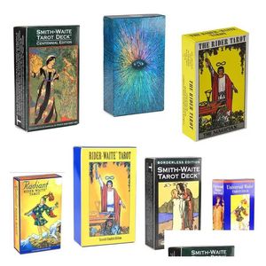 Knightstarot Spanish Knights Tarot Smith Waite Gioco da tavolo Carte House Partygame Drop Delivery Dh8Sw