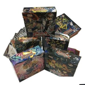 Kart oyunları yuh efsane güverte 240pcs kutu yu gi oh oyun koleksiyon kartları çocuklar için çocuk oyuncakları figür cartas damla teslim dhiv0