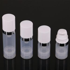 5 ml 10 ml 15 ml puste butelki do wielokrotnego napełniania kosmetyki plastikowe plastikowe bezczelne pompę próżniową Pakowanie próbki