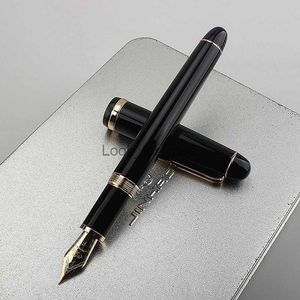 Fountain Pens New Jinhao X350 fountain pen M nib black metal Business Office School Stationery Supplies Fine Nib writing Pens gifts for friend HKD230904