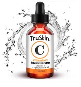 I Stock Truskin Serum Vitamin C Truskin Vitamin C Serum Skin Care Face Serum 30 ml 60 ml Brightening Serum för mörka fläckar, till och med hudton, ögonområde, fina linjer rynkor