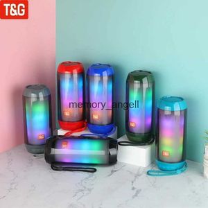 Portable Speakers Home Bluetooth Speaker Mini Wireless Speaker Colorful LED TF Card USB Subwoofer Portable MP3 Music Sound Column For PC Phone HKD230904