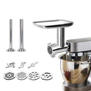 Moedores de carne manuais Stand Mixer Acessório Moedor de alimentos Conjunto de ferramentas de moagem de cozinha para Chef XL KVC KVL KMix 230901