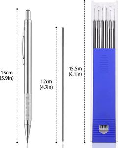 Substituição portátil de lápis mecânico de engenharia, acessórios de caneta de design