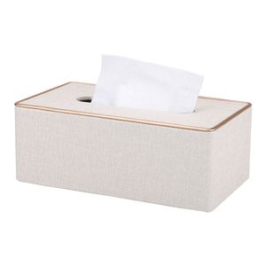 Tissue Boxes Napkins Arrival Marble Towel Dispenser Faux Leather Box Cover Holder Elegant Royal Car Home Napkin Case 230901