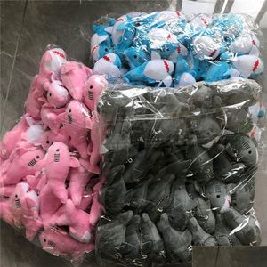 Plush Dolls 3Colors 30Pcs Wholesale 5Cm Stuffed Shark Toy 230227 Drop Delivery Dhzr5