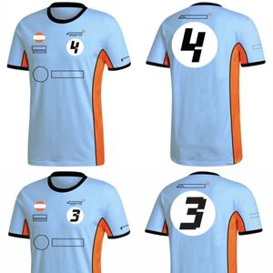 F1 Fani wyścigów specjalne koszulka T-shirt Summer Formuła 1 Marka Męska T-sens krótki rękaw Wyścig Extreme Sports Tchedable koszulka koszulka Jersey