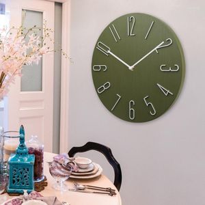 Relógios de parede grande relógio mudo design moderno para casa sala de estar decorações artesanato relógios reloj de pared