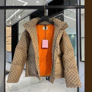 Jaquetas masculinas Designer jaquetas cáqui puffer senhoras com capuz preto para baixo luxo casual ao ar livre mulheres inverno engrossado térmico marrom designer casaco estilo conjunto 2023 0rmd