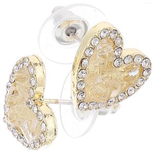 Stud Earrings Dainty Statement Women Womens Studs Fashionable Girls Costume Delicate Heart