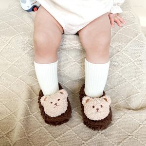 幼児用の綿の靴底の女性の靴下靴靴靴靴下靴下の赤ちゃん温かいテリー厚いスリッパ幼児ブーツボーイズガールズシューズ