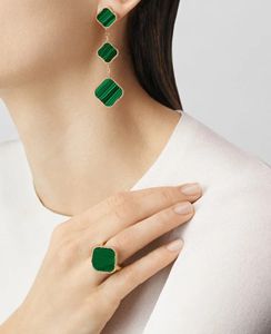 Designer van cleefity Pendant Necklace Earrings Pendant Earrings 4/ Four-leaf Clover Necklace Designer Jewelry Women's earrings