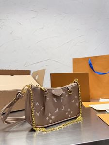 Torba designerska Women Crossbody Torby na ramię sieć portfela Lady łatwa torebka na pasku litery wytłaczane paski kwiatowe luksusowe torebki marki 20245F