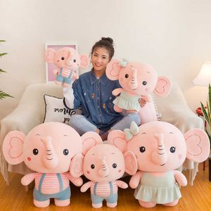 Animali di peluche ripieni Peluche Elefante Vestito Cuore Grande orecchio Coppia amante Animale Peluche Ragazza Amica Regalo di compleanno