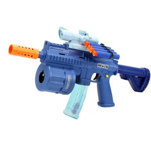 Compeed Ampollas Gun Equipamento de jogo ao ar livre M416 Bubble Gun Balas macias Absorvente Luz acústica Música 3 em 1 Brinquedo m416 Arma para meninos Armas de água Crianças Bubble Blaster