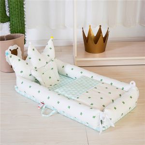 Baby Cribs Spädbarn Born Born Nursing Salva Sleeper Rest Bed est Style With Filt 230904