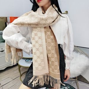Mode Women Cashmere Scarf Designer Full Printed Scarves Soft Touch Warm Wraps With Tags Autumn Winter Long Shawls Classic Style