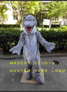 Dolphin Mascot Costume Cartoon Character Partihandel Made Carnival Costume Fancy Dress Mascotte Costumes41784