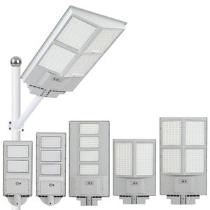 800 Вт 1000 Вт светодиодный солнечный уличный фонарь настенный датчик движения IP65 водонепроницаемый уличный садовый светильник безопасности с полюсом