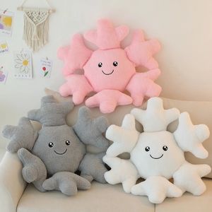 Plush Dolls Mainan Kepingan Salju Lembut Lucu Kreatif Baru Boneka Menghilang Super Anak Mengantuk Sofa Rumah Bantal Tempat Tidur Hadiah Bagus untuk Anak anak 230905