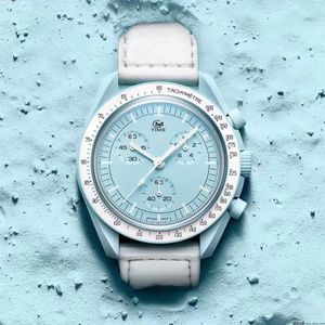 Relógio masculino estilo esportivo movimento de quartzo tamanho 42mm relógio de viagem espacial design exclusivo profundidade à prova d' água watch273z