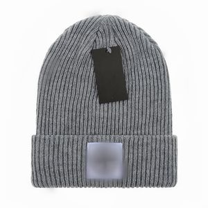 Stylowy projektant kamiennej czapki Winter Beanie Mężczyźni Kobiety Moda Trójkąt litery Projekt Knit Czapki Fall wełniane czapkę geometryczną unisex ciepła czapka czaszka f1