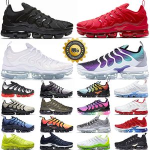 2024 TN Plus tns running shoes for men women Triple Black White Cherry Red Blue Hyper Violet Grape Wolf Grey mens womens trainers outdoor sports sneakers