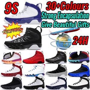 Designer 9 9s 1s Jumpman Basketball Shoes Designer OG Men Women Pink Blue Silver Gold Brown Purple Bronze White Mountaineering Shoes Storlek 40-47
