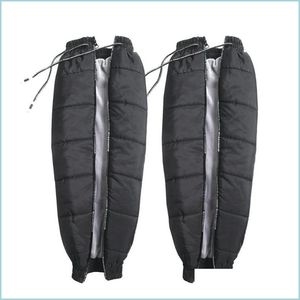 Armadura de motocicleta inverno joelheiras à prova de vento impermeável leggings quentes er equitação mais quente guardas de proteção ao ar livre perna ermotorcycle drop dhlj4