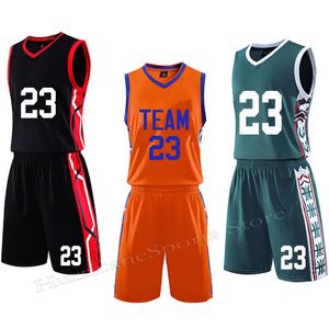 Andra idrottsartiklar DIY -män Kids Basketballtröjor Passar College Mens Uniforms Sport Kit Boys Basket Shorts Set Dreable Custom 230904