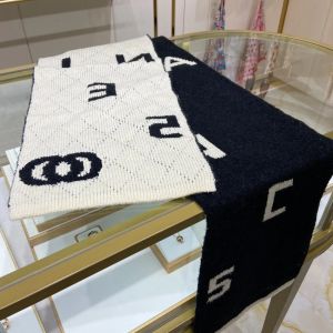 Designer echarpe lenço de lã cachecóis de luxo padrão xadrez para mulheres inverno quente xale moda inverno preto