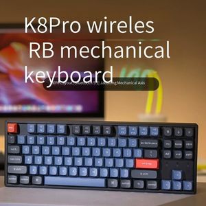 Keyboards Keychron K8PRO plastik ekonomi Swap putih 230905