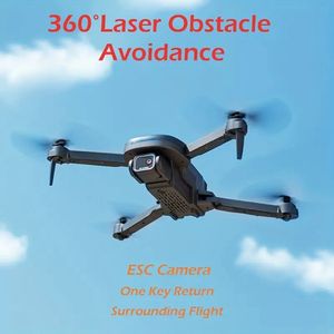 Drone med 360 ﾰ Hinderundvikande, HD -kamera, omgivande flygning, långvarig uthållighet, gestskytte, optisk flödesläge, vikning av flygkroppen