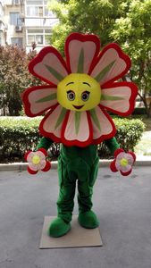 red flower mascot costume custom cartoon character fancy dress mascotte theme carnival costume anime kits41189