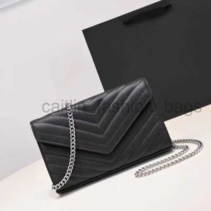 Borse Woc Catena Designer Borsa a mano da donna Scatola originale Vera pelle ii Busta con patta Chiusura magnetica Borsa yslii nera borsa firmata caitlin_fashion_bagss2