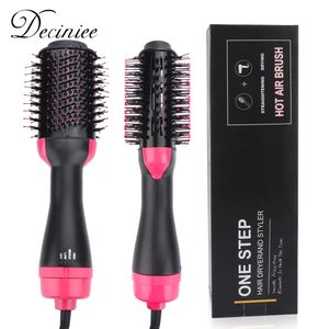 Hair Dryers 1000W Dryer Air Brush Styler and Volumizer Straightener Curler Comb Roller One Step Electric Ion Blow 230904