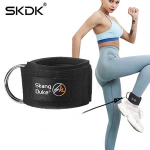 Ankle Support Fitness Equipment Gym Ankle Strap Padded Double D-ring Adjustable Ankle Weight Leg Training Brace Support Sport Safety Abductors 230904