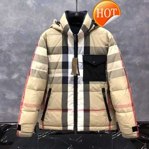 Reversible Men's Designer Down Hooded Jacket Letters Women's Winter Parka Thick Men Outerwear Clothes Outdoor Jacket S-3XL size fashion clothing