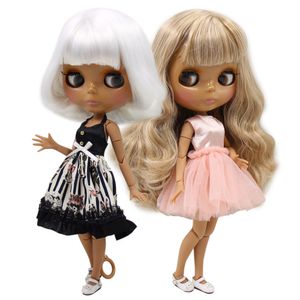 Bambole ICY DBS blyth bambola pelle abbronzata corpo articolare viso scuro lucido altezza 30 cm giocattolo nudo regalo per ragazze 230904