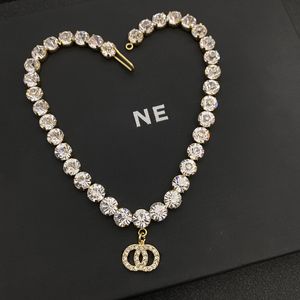 Designer Necklace Luxury Designer Necklaces for women Diamond Necklaces Pendants Bone Chains Fashion Trendy Temperament Necklaces Holiday Gifts