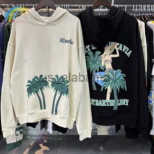 Men's Hoodies Sweatshirts Streetwear Ghosted Letters Printing Hoodie Men Women Terry Cotton Patchwork Oversized Coconut Pullover With Tag x0905