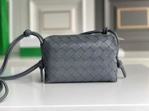 Lüks çanta bottga Vene dokuma mini küçük yuvarlak kare çanta koyun derisi kadın çanta kamera alışveriş çantası bir omuz crossbody erkek ve kadın çantası x