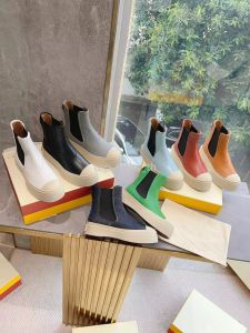 PABLO Turnschuhe Designer Schuhe Frauen Leinwand Booties Männer Plattform Stiefeletten Pinsel Leder Boot Muti Farbe Trainer
