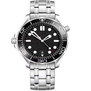 Relógios de pulso automáticos de luxo 42mm aniversário mecânico de relógios luxo 007 mergulhador relógio ja mes bond inoxidável montre 50th luxe spe tqiv